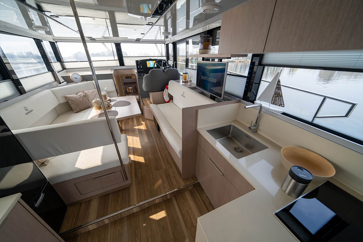 Functional and comfortable galley