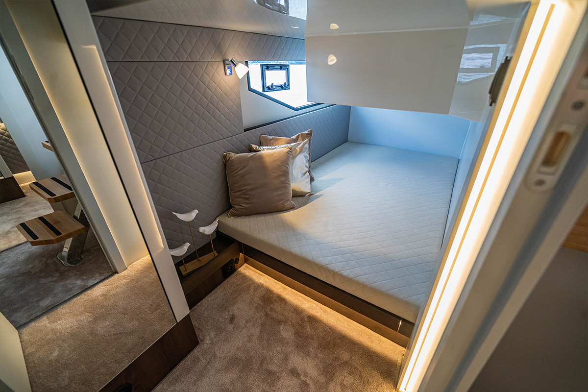 AFT CABINS WITH COMFORTABLE BERTHS 